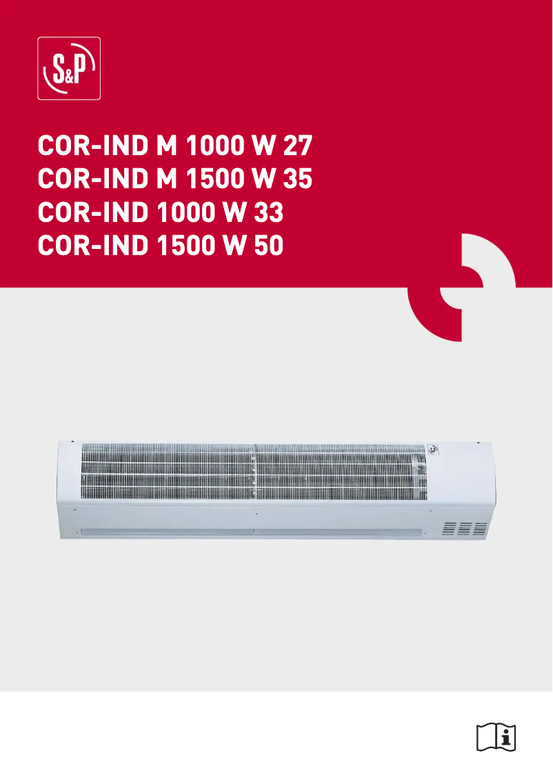 First page image of the manual for COR-IND M 1000 W 27