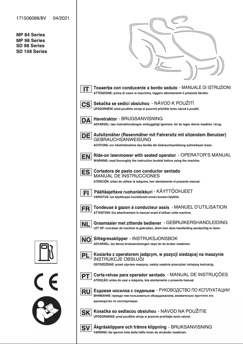 Image de la première page du manuel de l'appareil Estate 3098 H