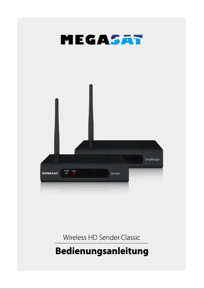 First page image of the manual for Wireless HD Sender Classic