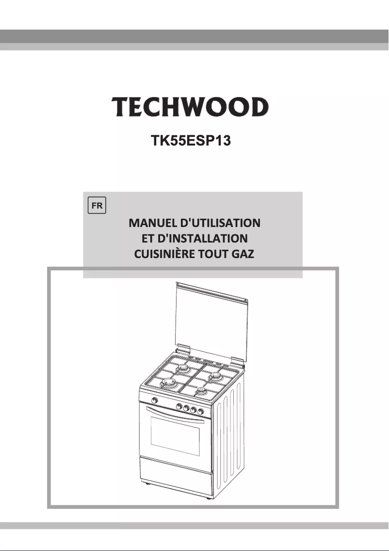 First page image of the manual for TK55ESP13