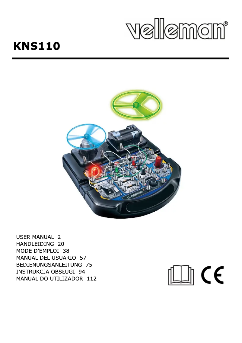 First page image of the manual for KNS110