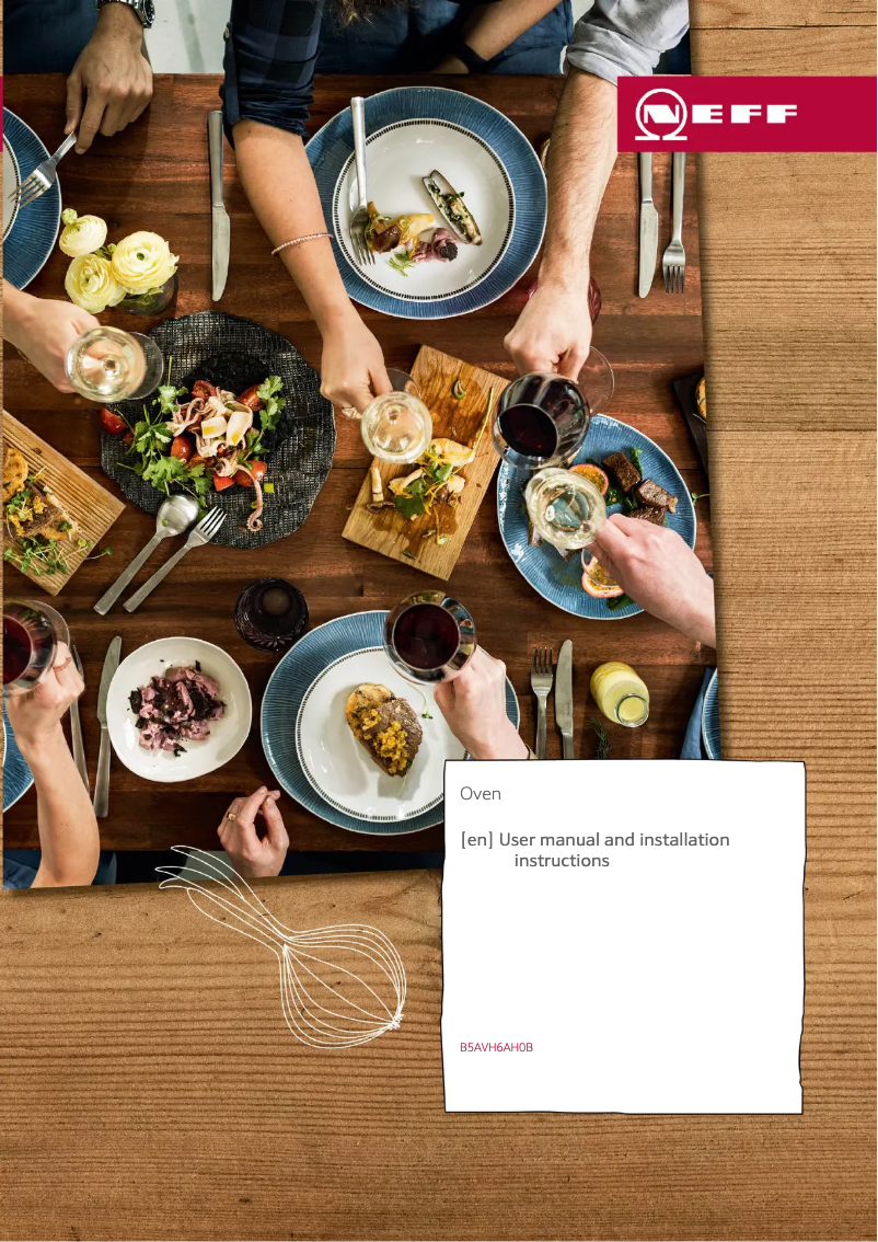 First page image of the manual for B5AVH6AH0B