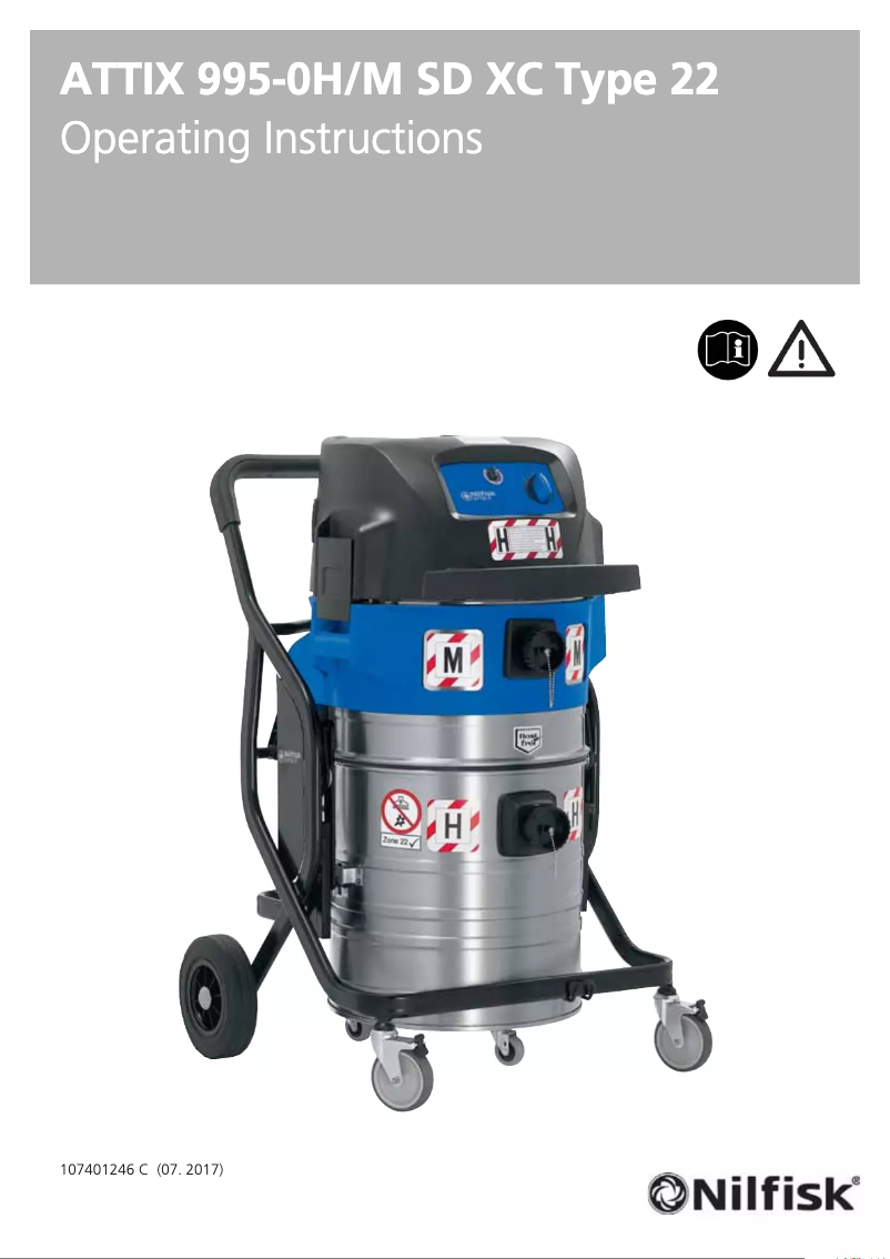 First page image of the manual for ATTIX 995-0H/M SD XC