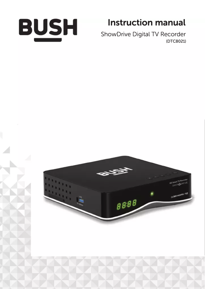 Image de la première page du manuel de l'appareil DTC8021