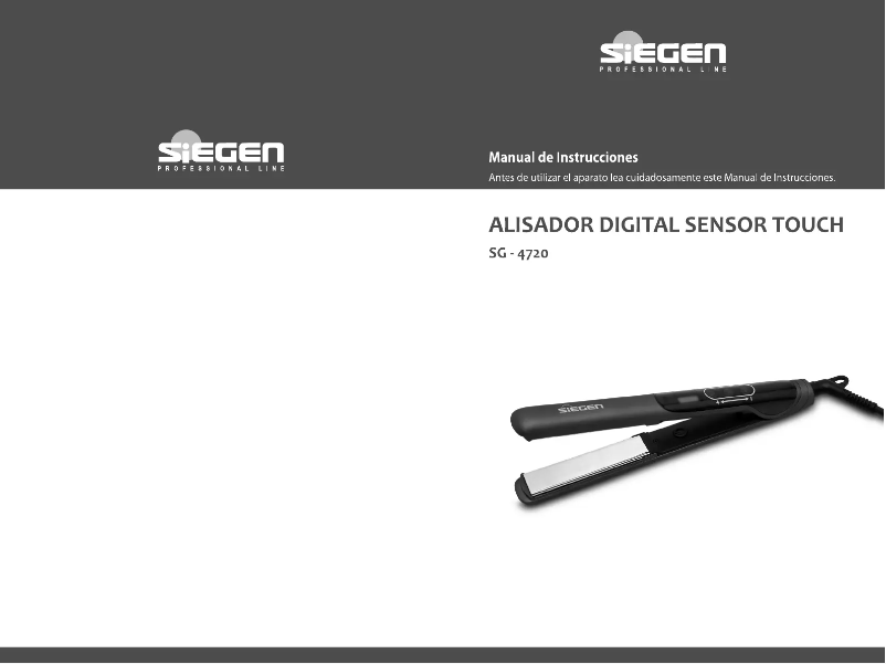 First page image of the manual for SG-4720