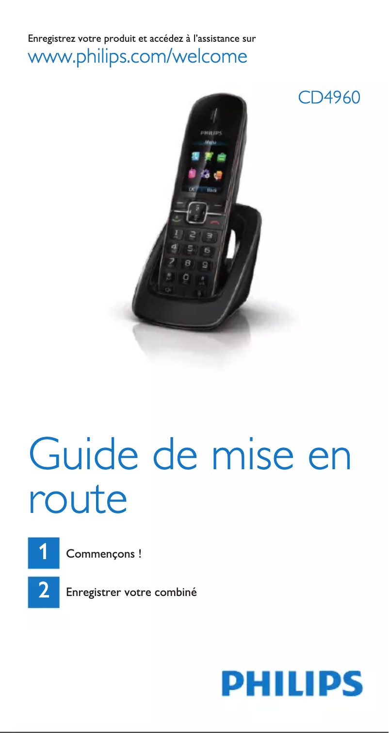 First page image of the manual for BeNear CD4960B