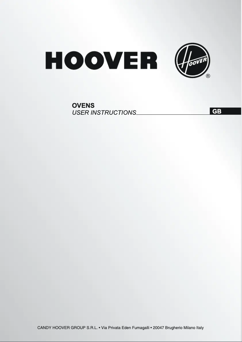 Page 1 of the manual User Manual Hoover HDO707NX