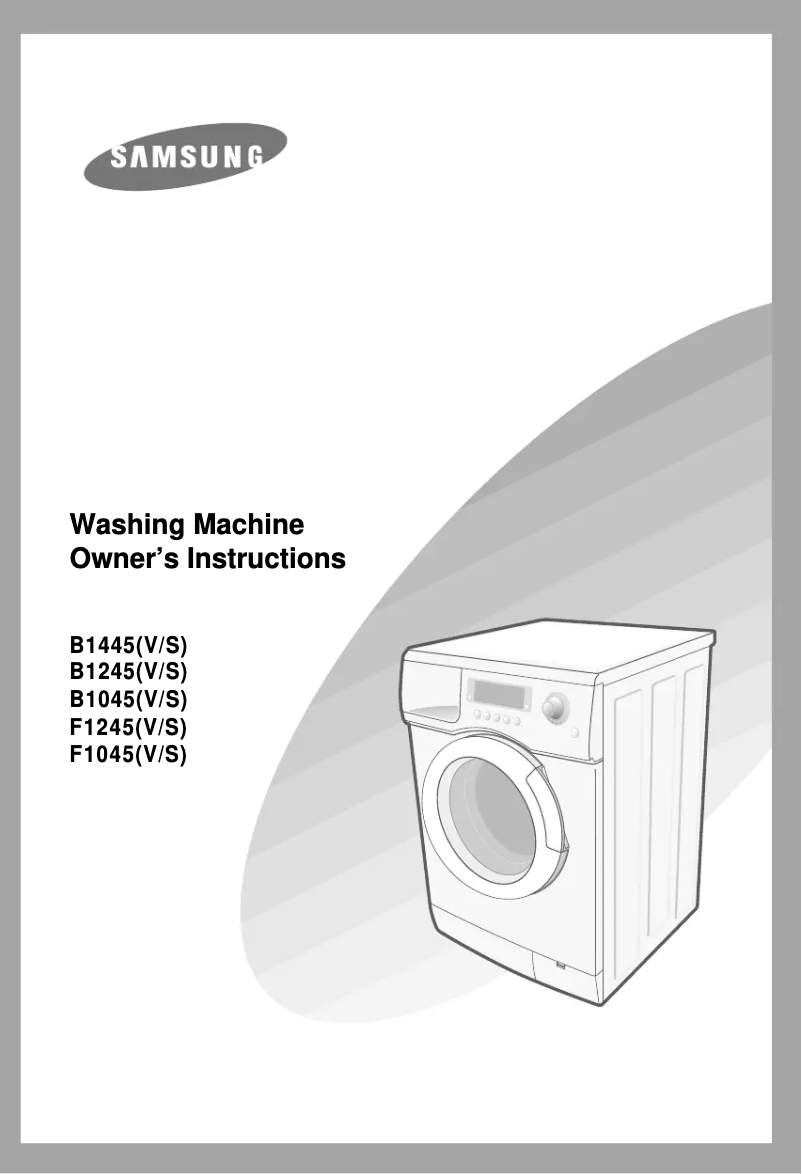First page image of the manual for B1445V