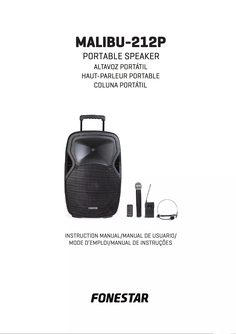 Page 1 of the manual User Manual FoneStar MALIBU-212P