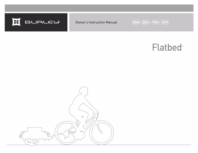 Page 1 of the manual User Manual Burley Flatbed