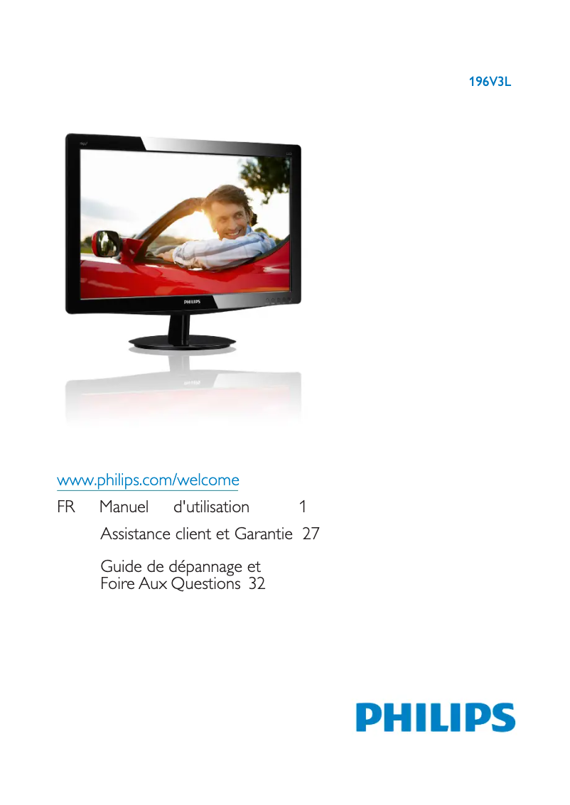 First page image of the manual for 196V3LAB5