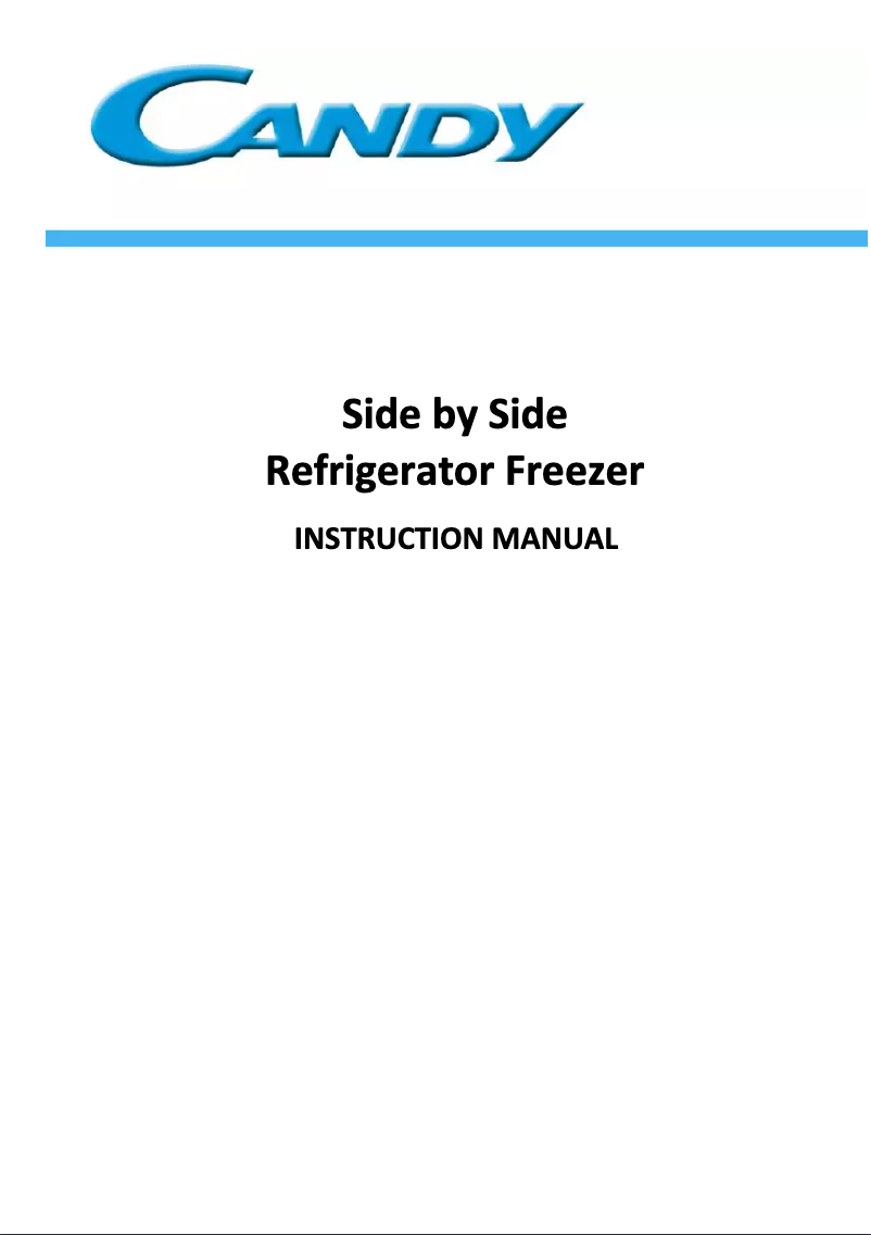 First page image of the manual for CHSBS 9174X