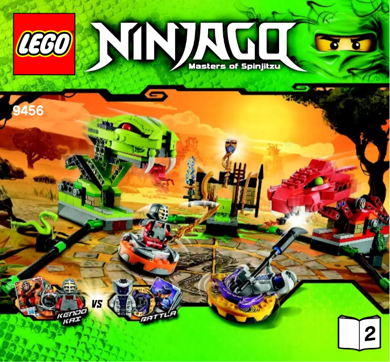 Page 1 of the manual User Manual Lego Spinner Battle