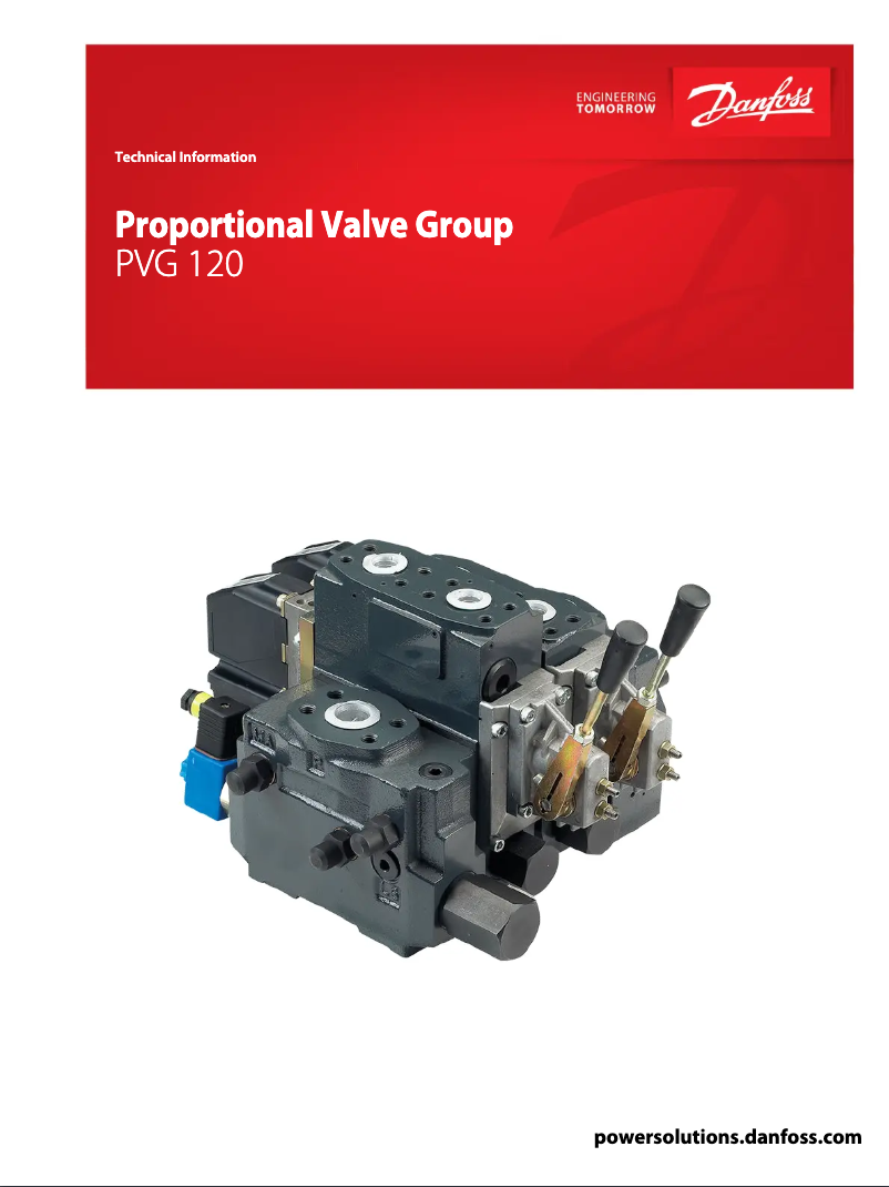 Page 1 of the manual User Manual Danfoss PVG 120