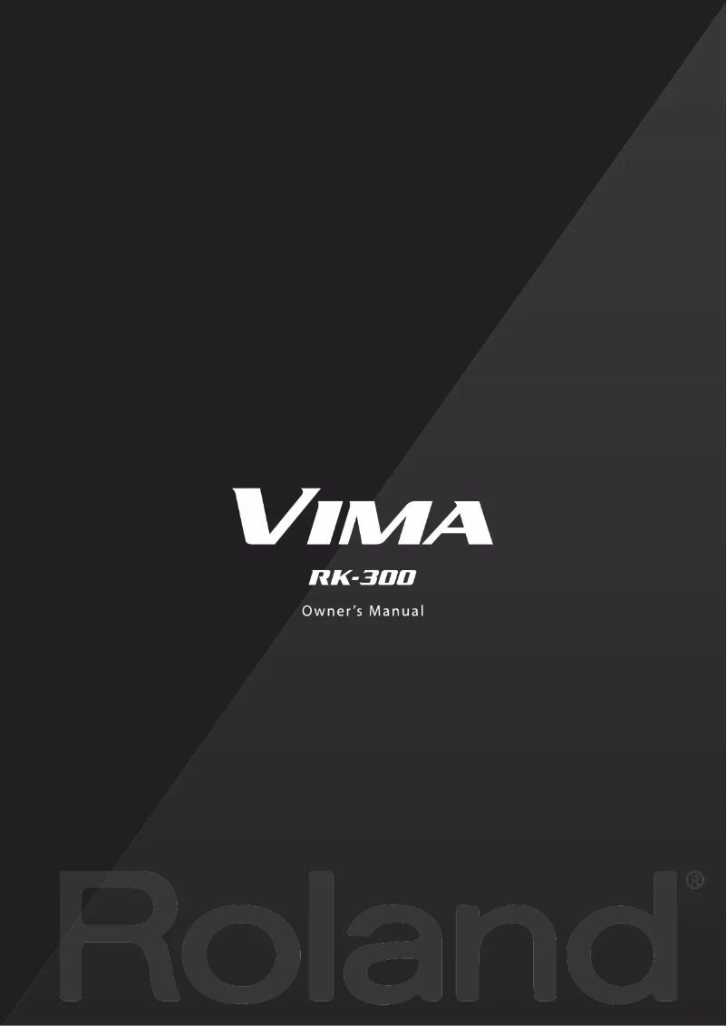 First page image of the manual for RK-300