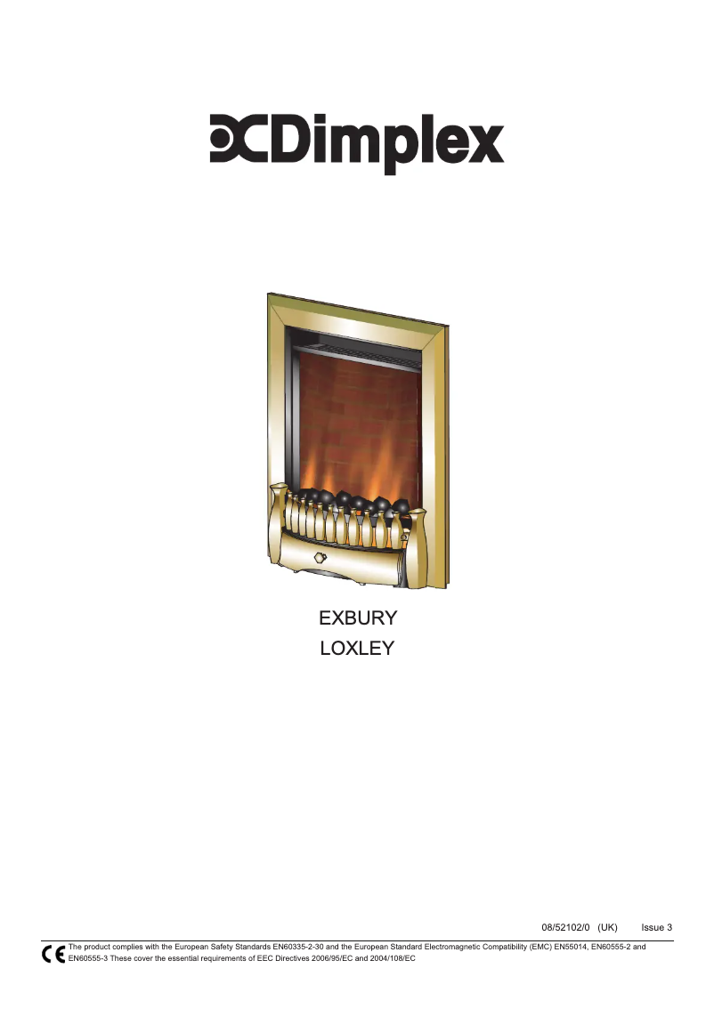 First page image of the manual for EBY15AB