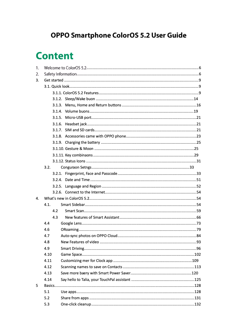 First page image of the manual for F9 Pro