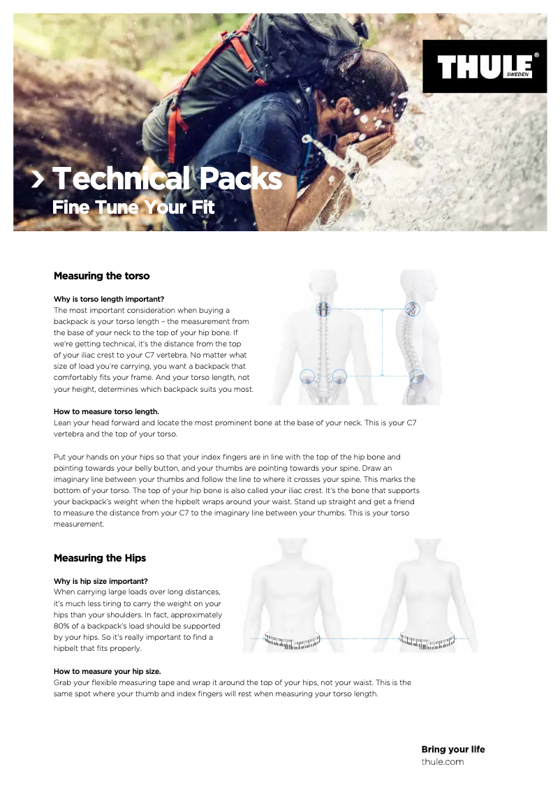 First page image of the manual for AllTrail 45L