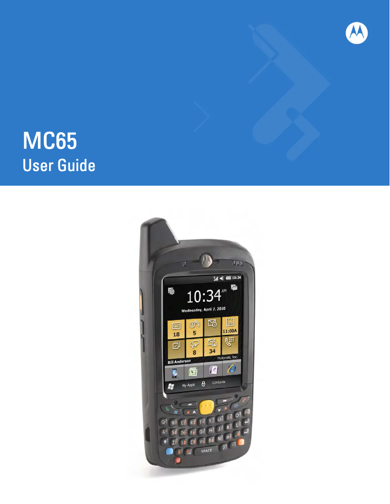 First page image of the manual for MC 65