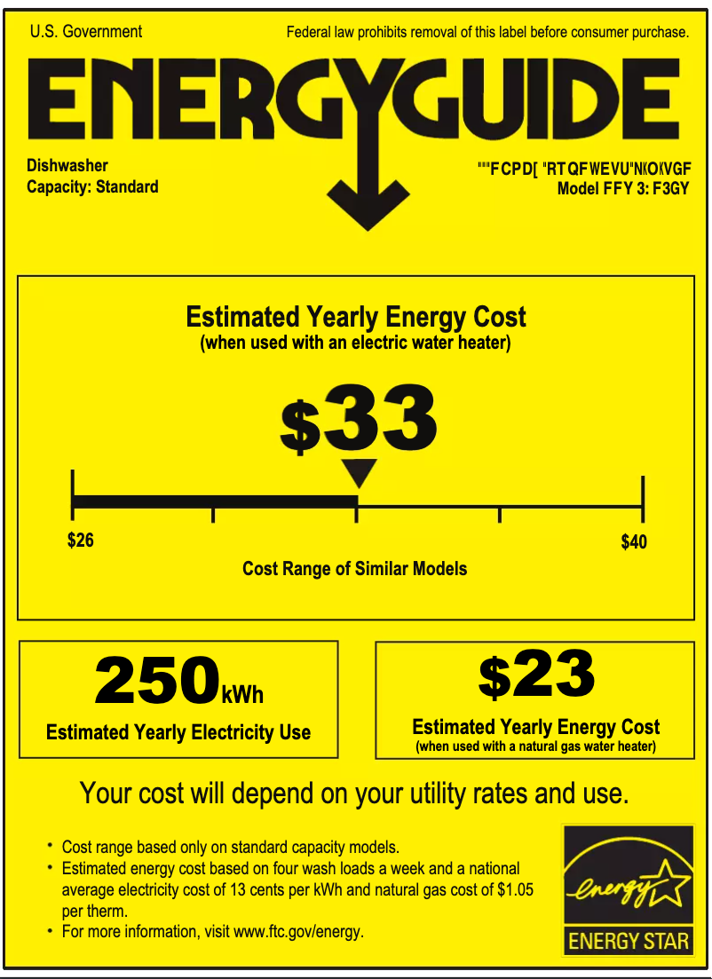 First page image of the manual for DDW18D1EW