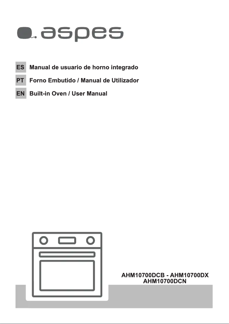 First page image of the manual for AHM10700DCN