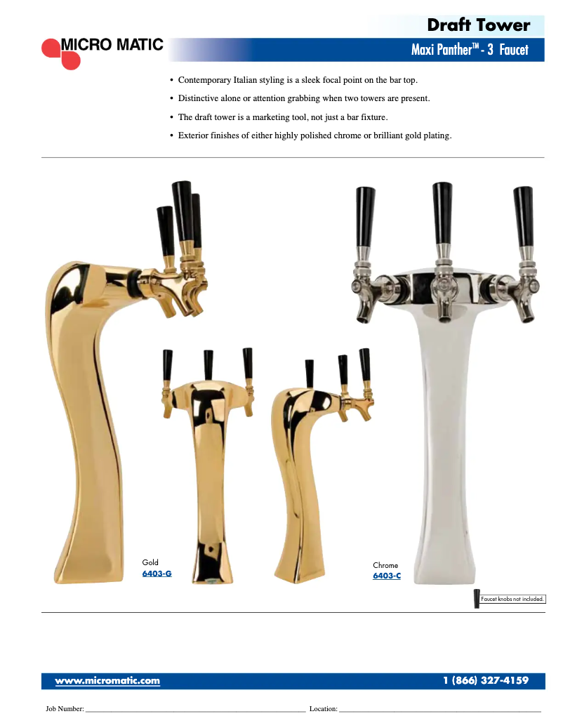 Page 1 of the manual User Manual Micro Matic 6403
