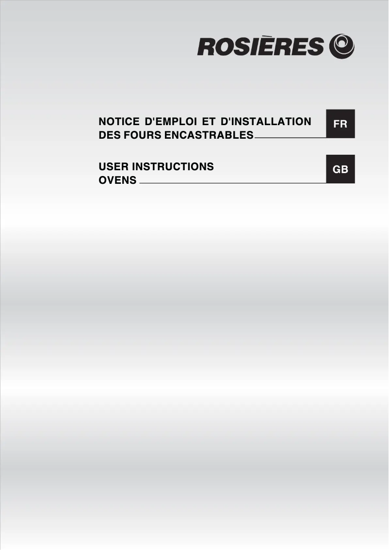 First page image of the manual for RFE 6659 PL