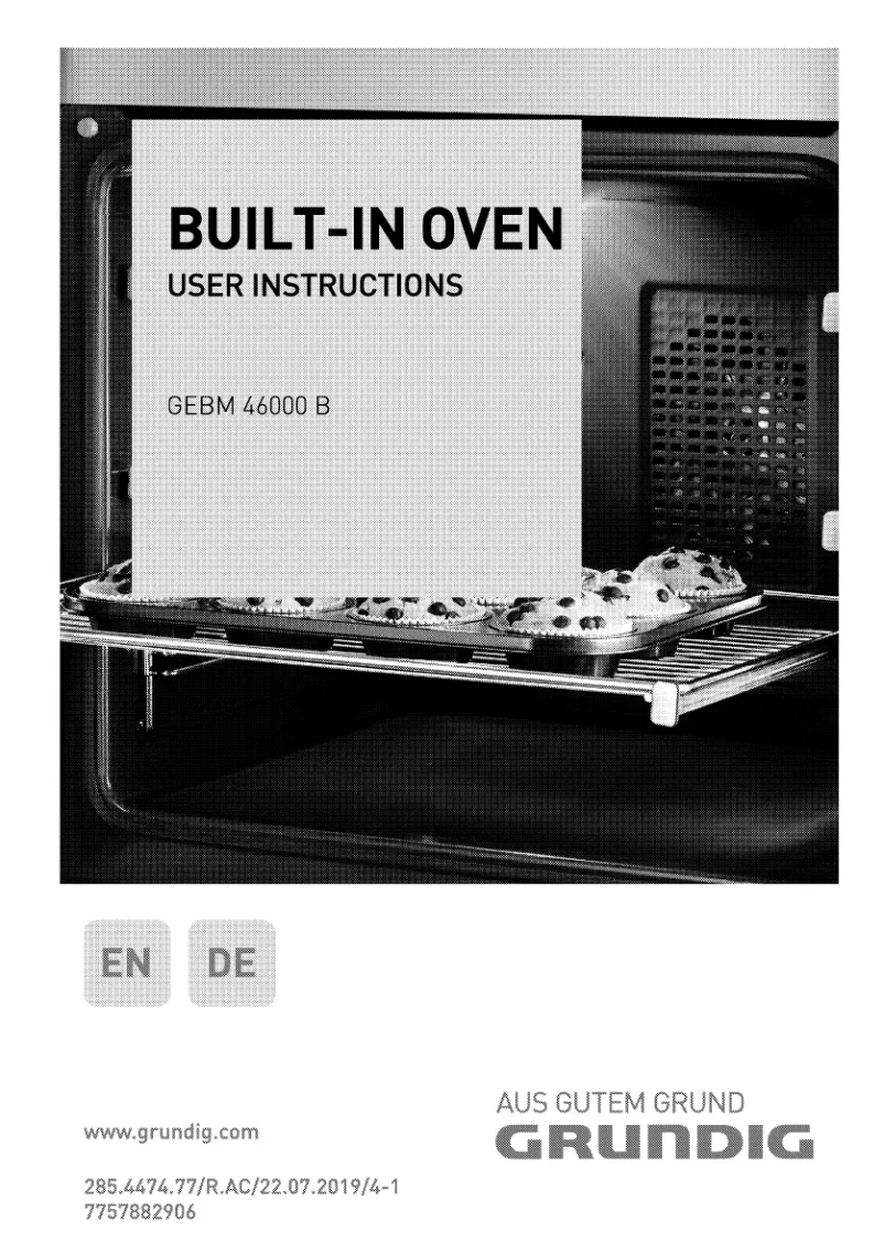 First page image of the manual for GEBM 46000 B