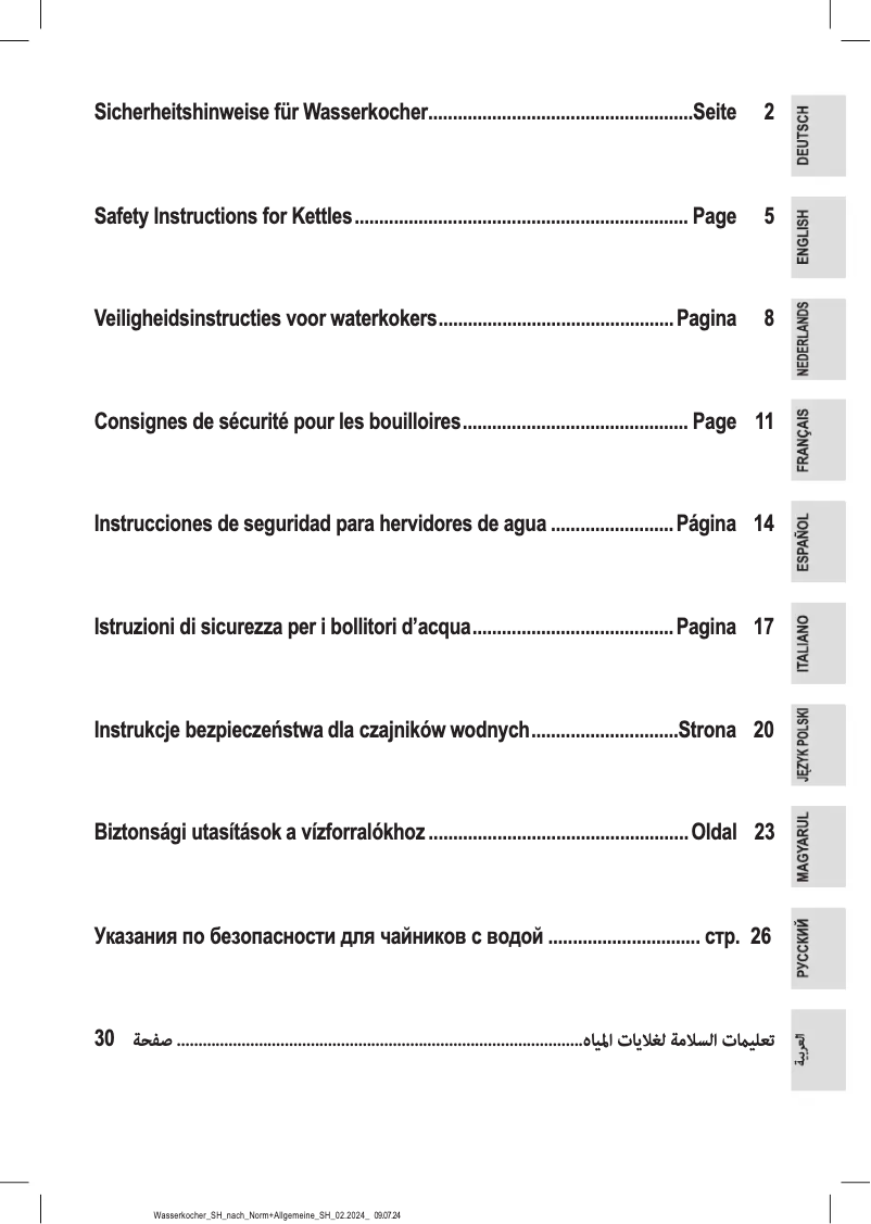 Page 1 of the manual Instructions / Assembly Bomann WK 6079 CB