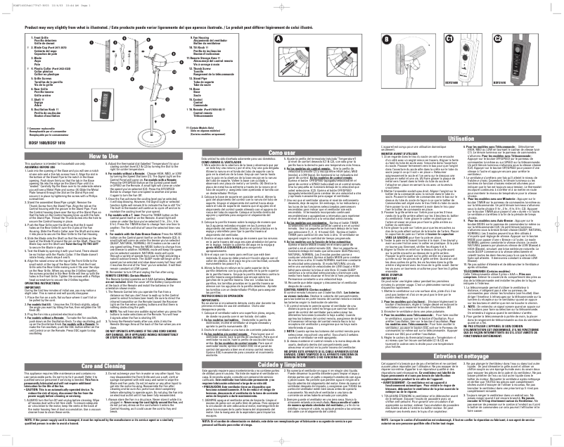 Page 1 of the manual User Manual Black & Decker BDSF1600