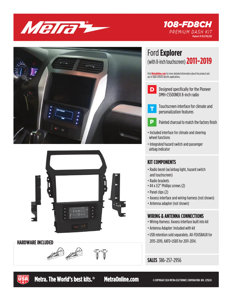 First page image of the manual for 108-FD8CH