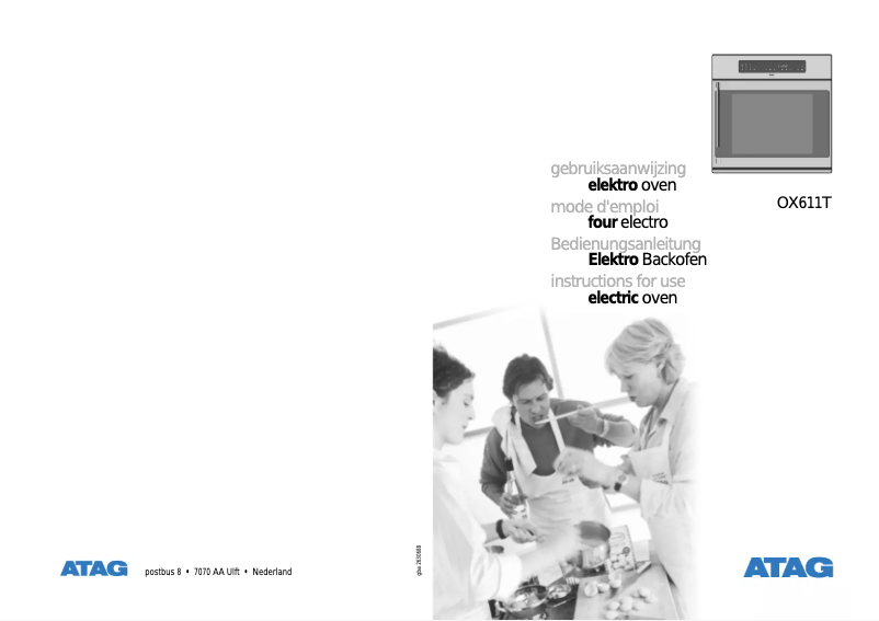 First page image of the manual for OX611TL