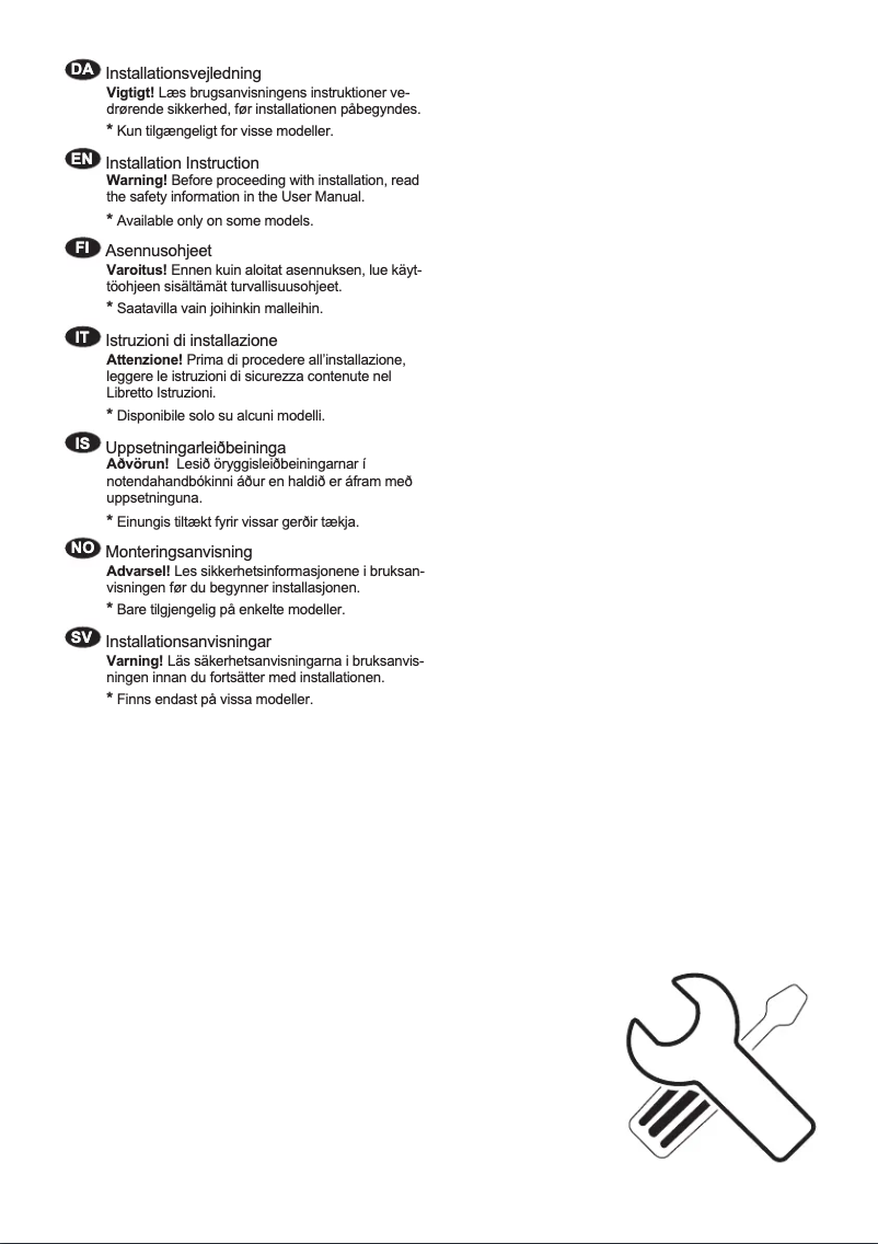 First page image of the manual for ESF5512LKW