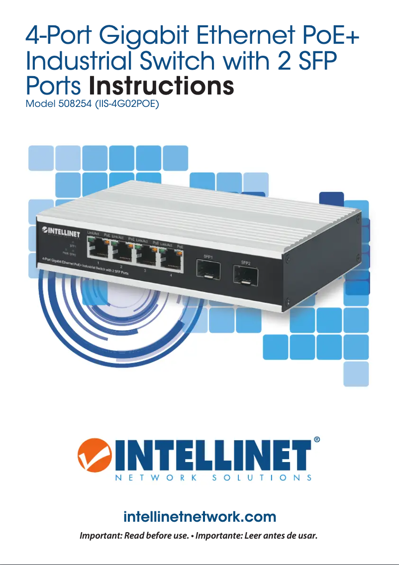 Page 1 of the manual User Manual Intellinet 508254