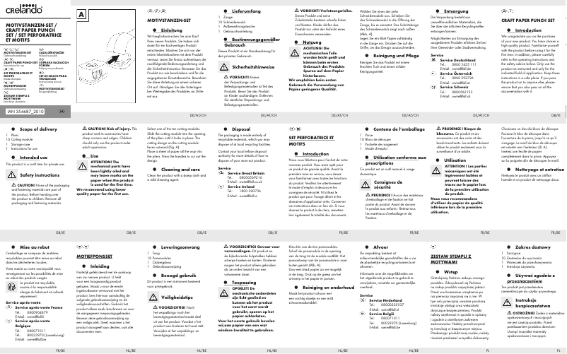 First page image of the manual for HG06256F