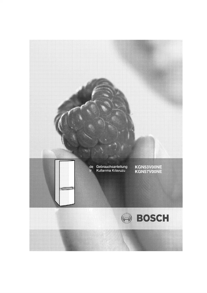 Page 1 of the manual User Manual Bosch KGN57V00NE