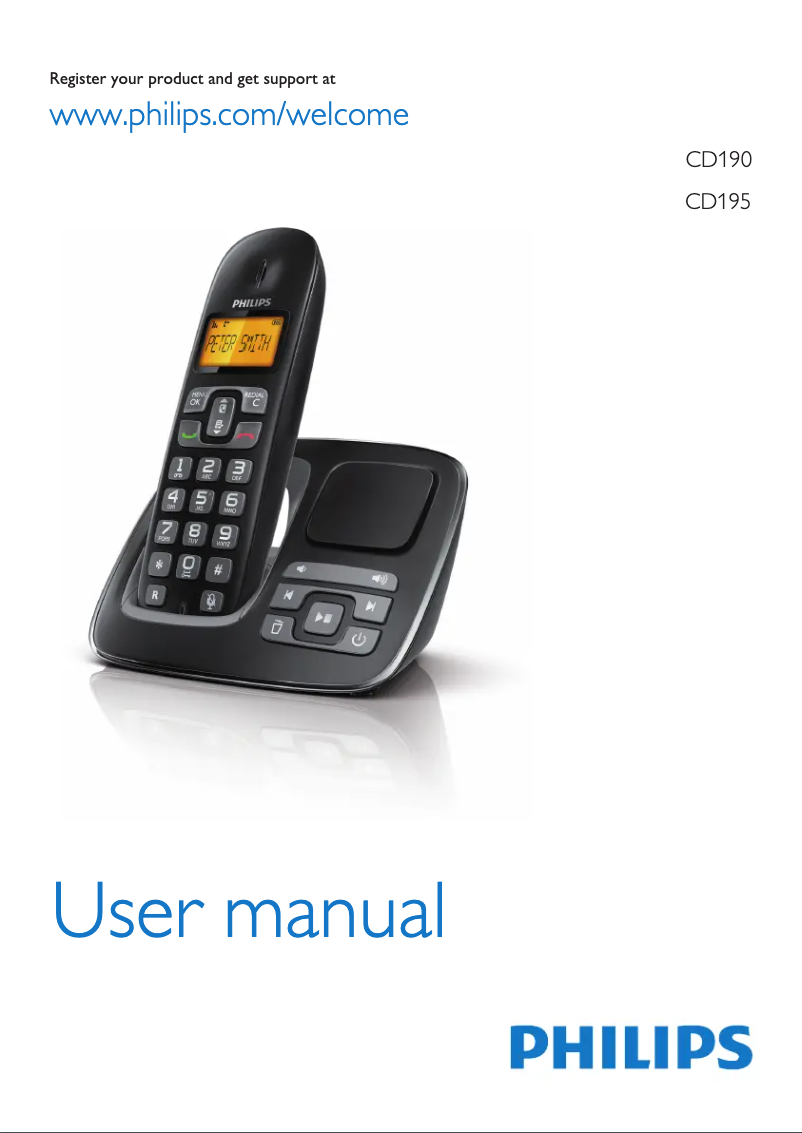 First page image of the manual for BeNear CD1954B