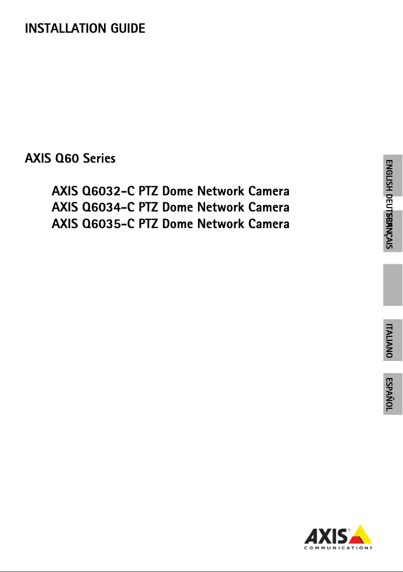 First page image of the manual for Q6035