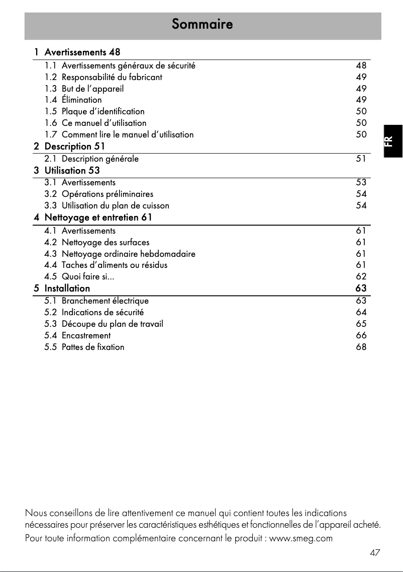 First page image of the manual for SI5322B
