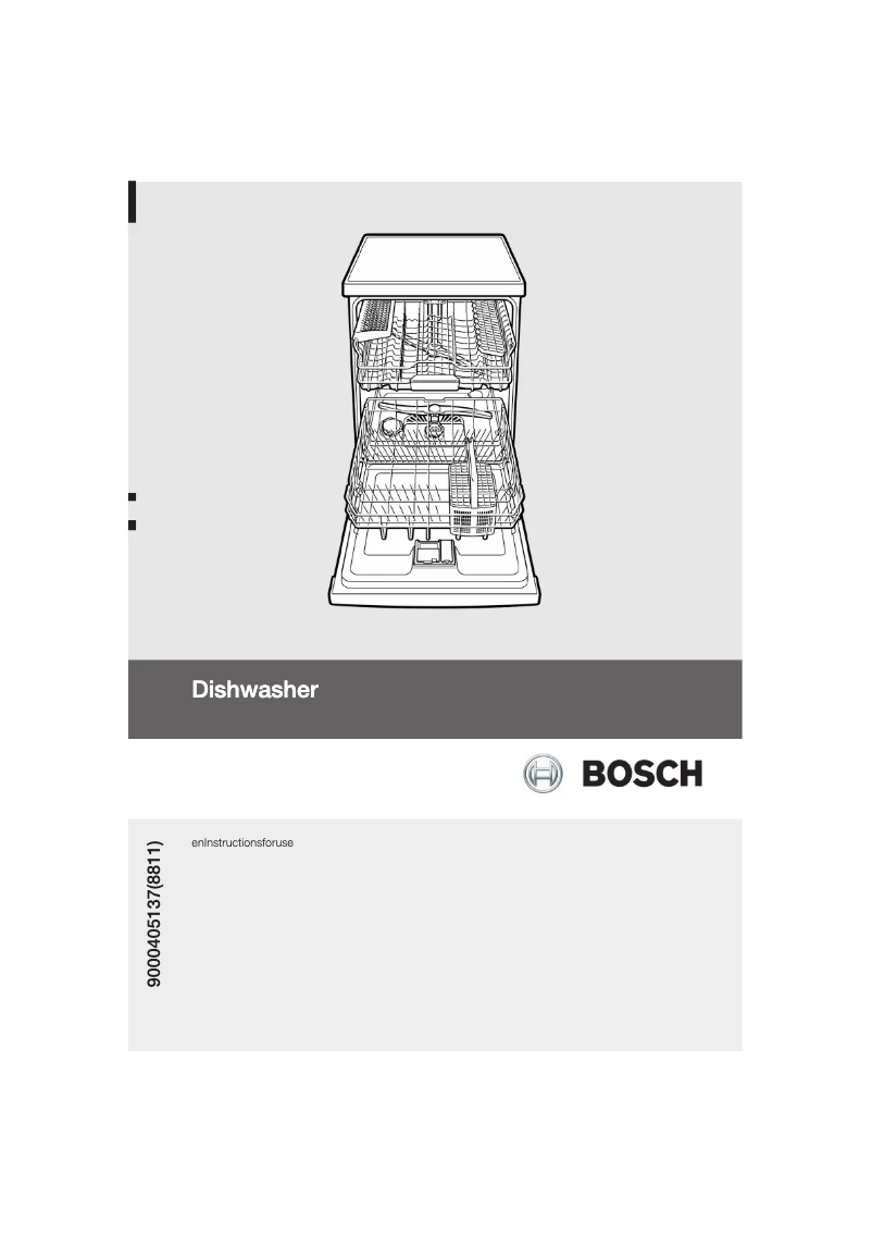 Page 1 of the manual User Manual Bosch SMS40M12EE