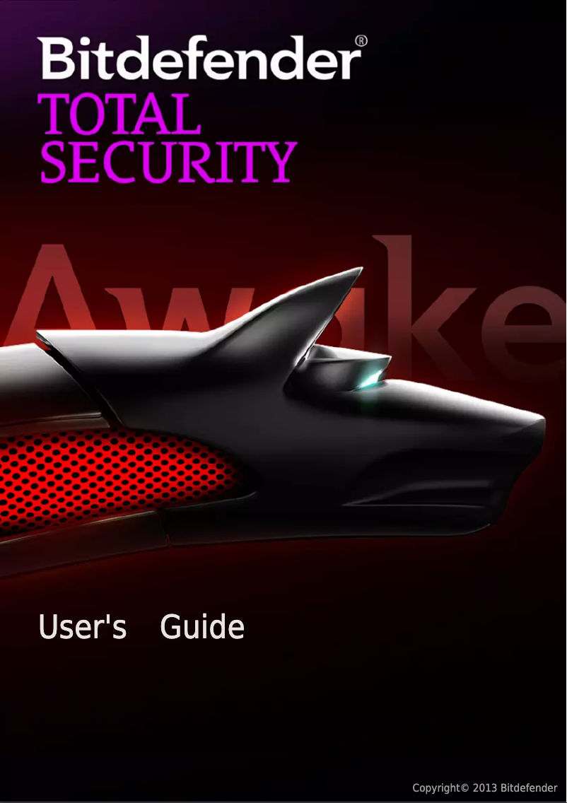 First page image of the manual for Total Security 2014