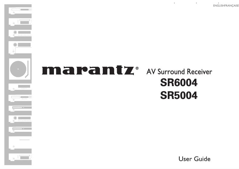First page image of the manual for SR5004
