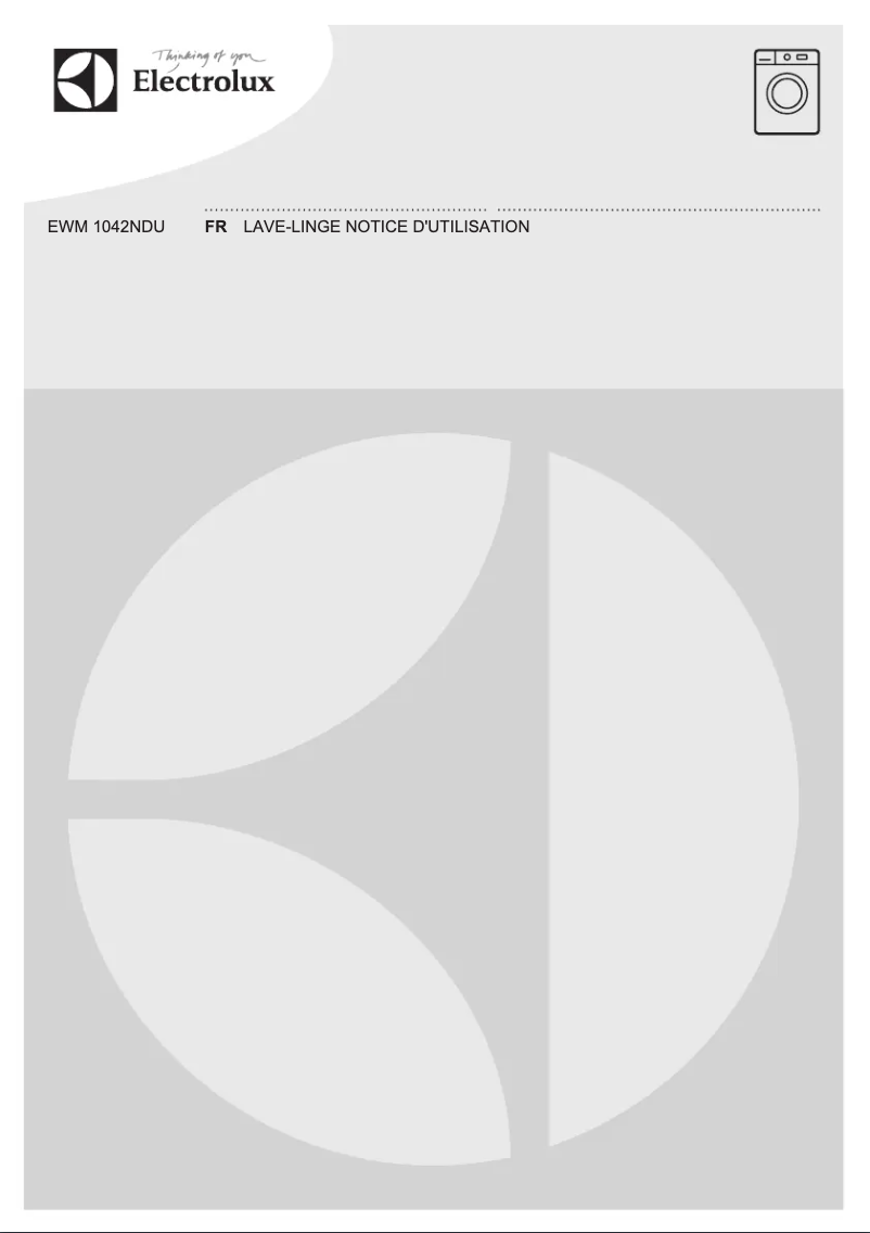 First page image of the manual for EWM1042NDU