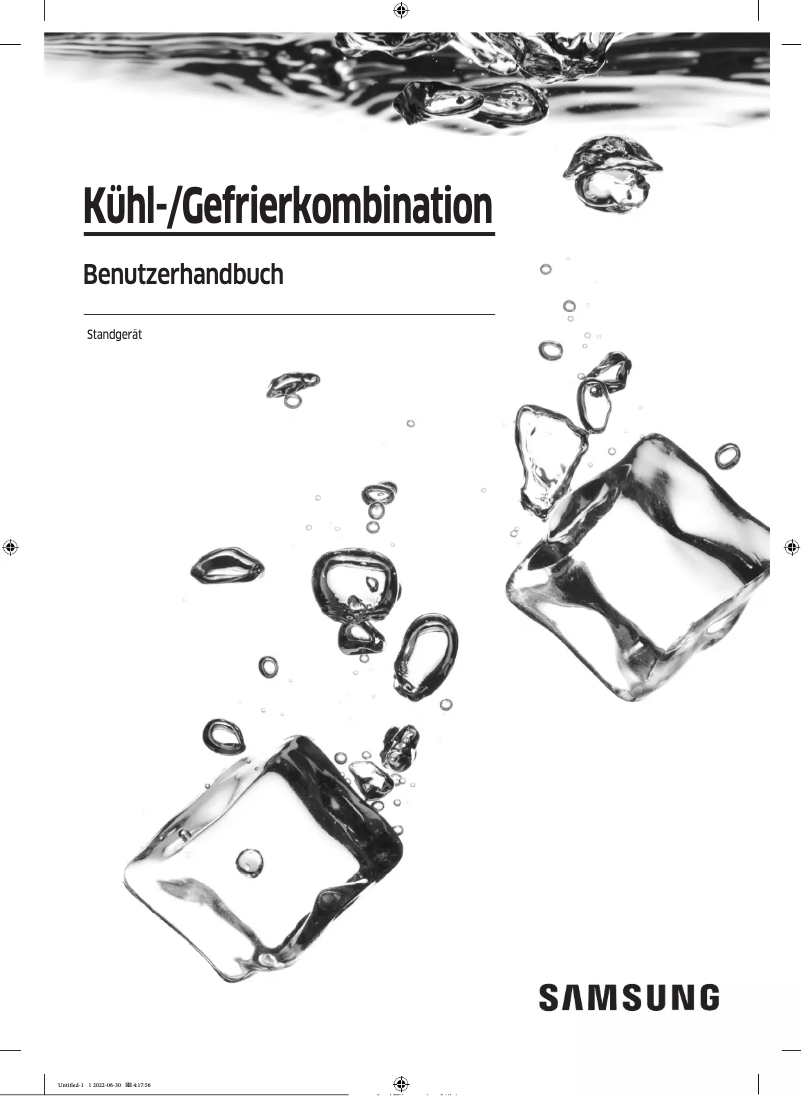 First page image of the manual for RF65A96768A