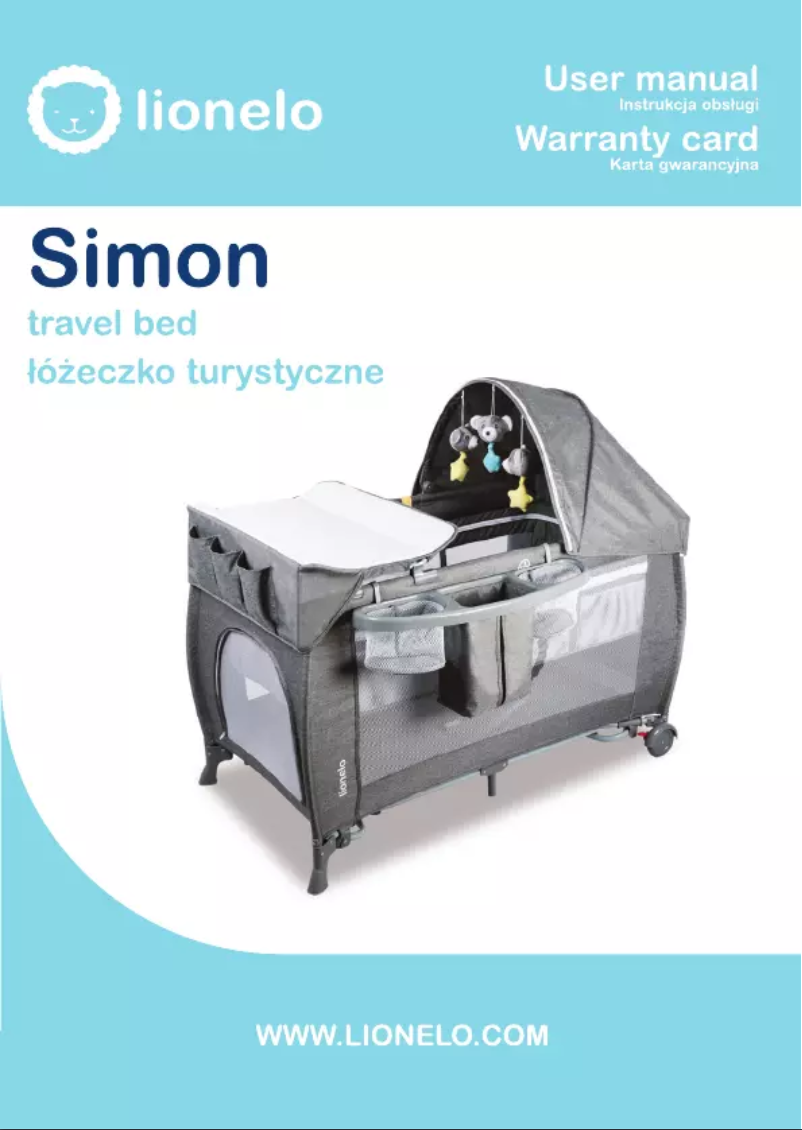 Page 1 of the manual User Manual Lionelo Simon