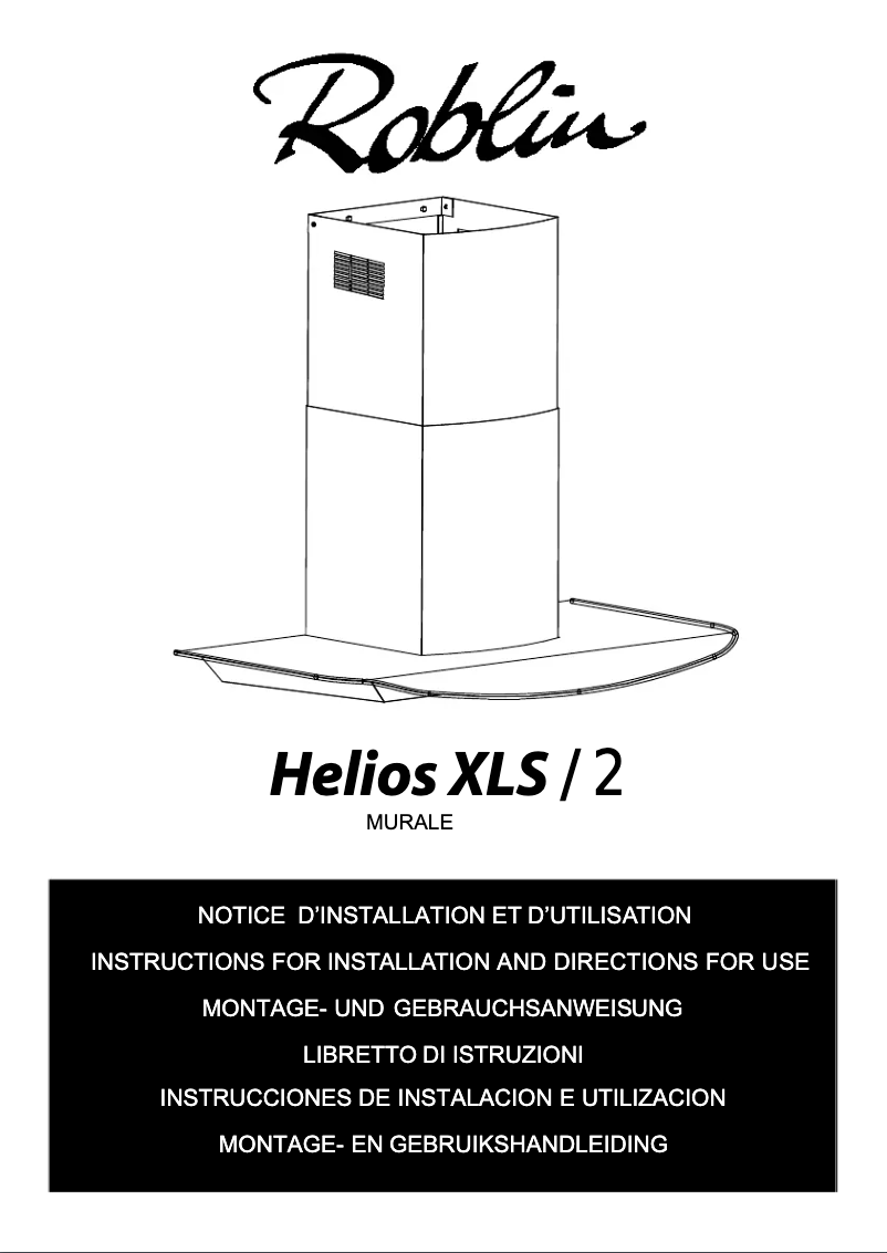 First page image of the manual for Hélios /2 XLS 900