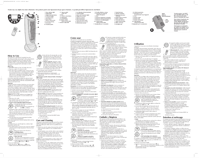 Image de la première page du manuel de l'appareil BDTH600