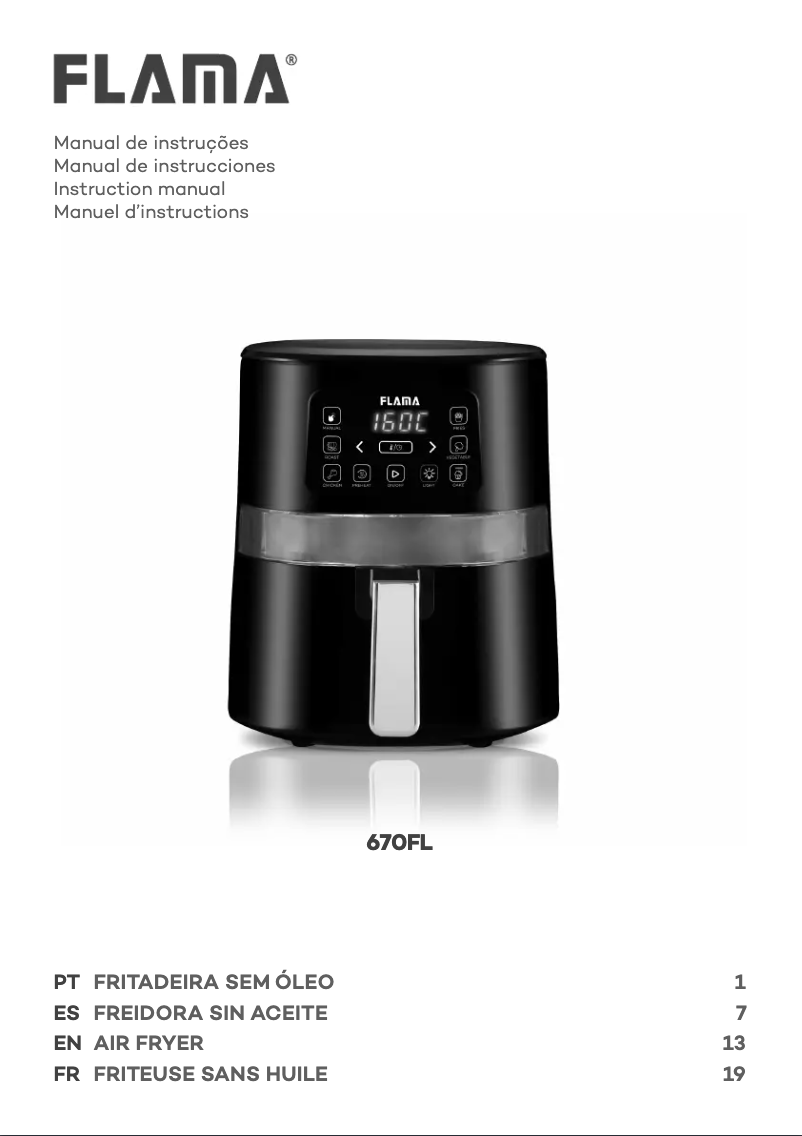 First page image of the manual for 670FL