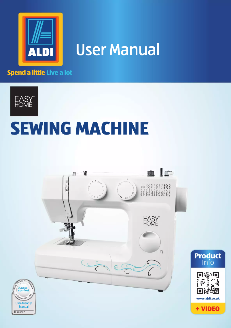 First page image of the manual for MD 17329