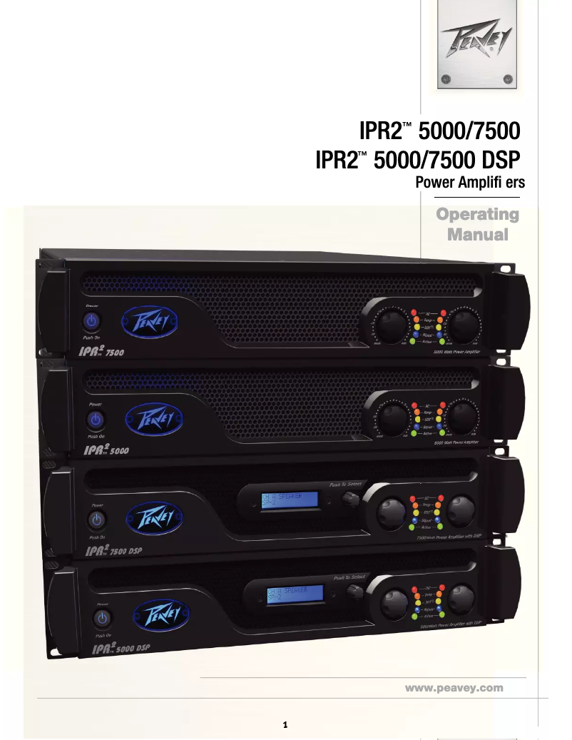 First page image of the manual for 5000 DSP